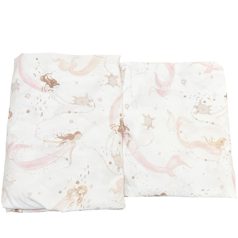 Pottery Barn Kids Isabelle Mermaid Full Size Sheet Set - Picture 4 of 9